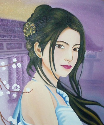 Beautiful Girl Painting