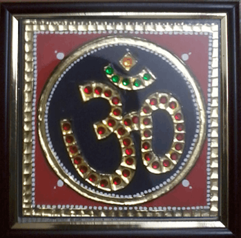 OM Tanjore Painting Gift