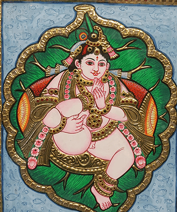 Alelai Krishna Painting Gift