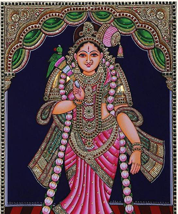 Meenakshi Tanjore Art