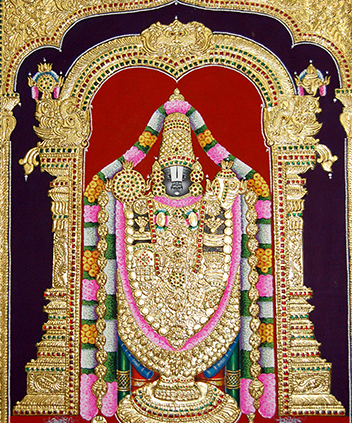 Perumal Tanjore Art