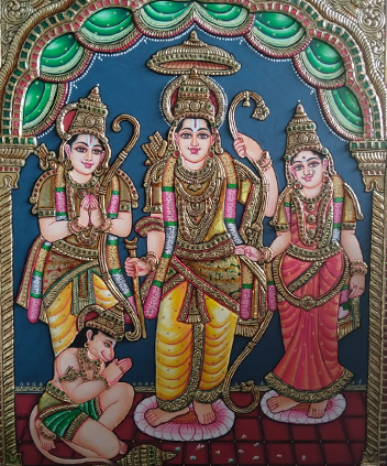 Sri Kothanda Ramar Tanjore Painting